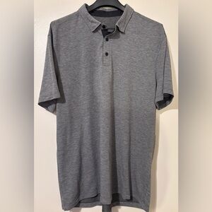 LULULEMON MENS POLO- XL, Light grey, like NEW